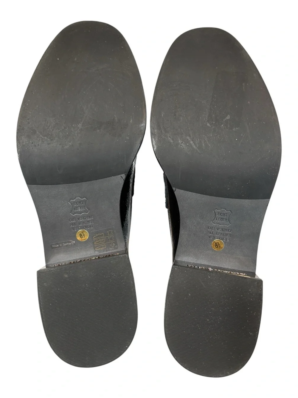 Kennel & Schmenger Black Patent Leather Penny Loafers